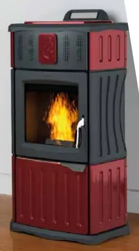 Termostufa a pellet LINCAR modello MONELLA IDRO EVO - immagine 3