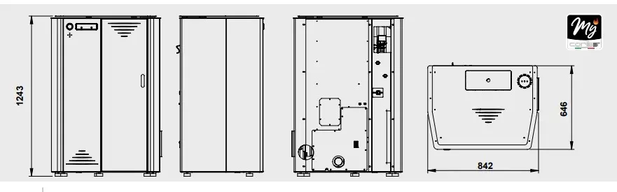 Termocaldaia a pellet LINCAR modello IDROBOILER - Image 3