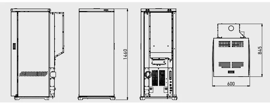 Termostufa a pellet LINCAR modello ANNARITA 3.0 - SAC - immagine 3