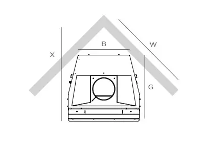 Termocamino a legna CLIMACALOR modello 100 IDROPLUS 34,5kW - immagine 6