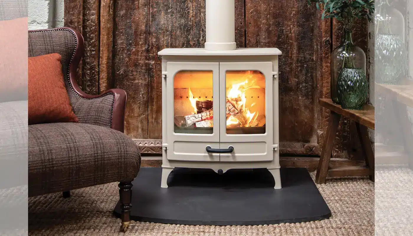 Stufa classica a legna CHARNWOOD modello Island II 11kW
