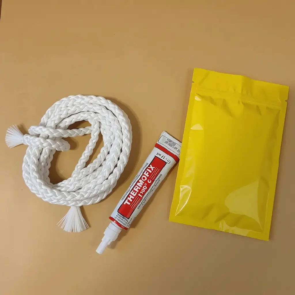 Kit guarnizione BIANCO di 2,5 mt con colla THERMOFIX di diam. 6-8-10-12 - immagine 2