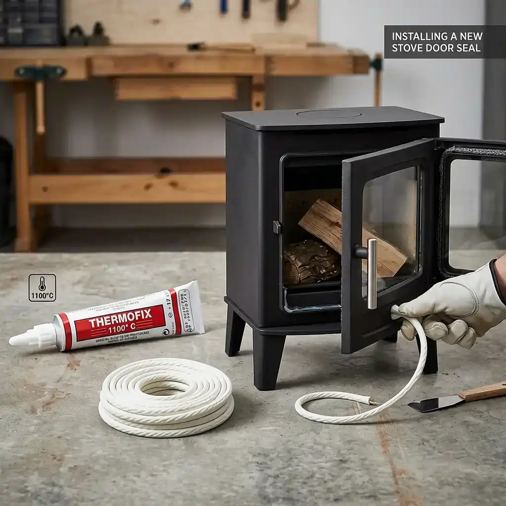 Kit guarnizione BIANCO di 2,5 mt con colla THERMOFIX di diam. 6-8-10-12 - immagine 3