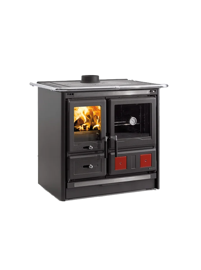 Cucina legna NORDICA modello ROSA L VST.16 STEEL 9,5 kW - immagine 3