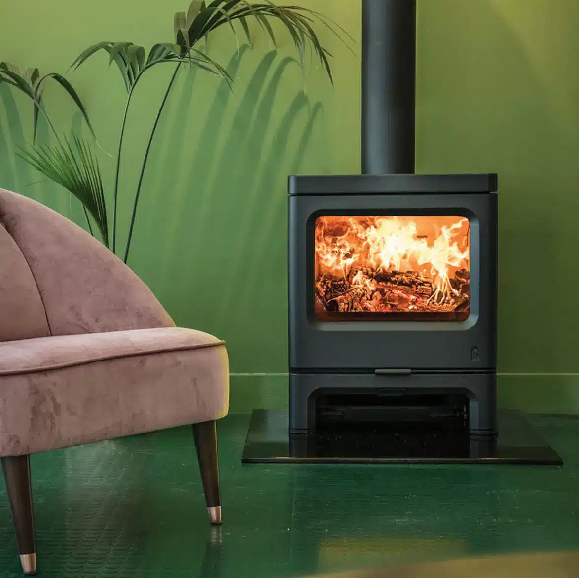 Stufa classica a legna CHARNWOOD modello Skye 7 11kW - immagine 2