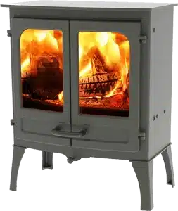 Stufa classica a legna CHARNWOOD modello Island II 11kW - immagine 8