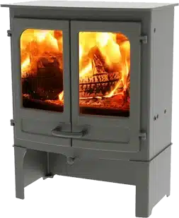 Stufa classica a legna CHARNWOOD modello Island II 11kW - immagine 7