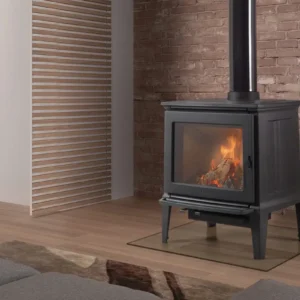 Stufa contemporanea a legna HERGOM modello E-30 S
