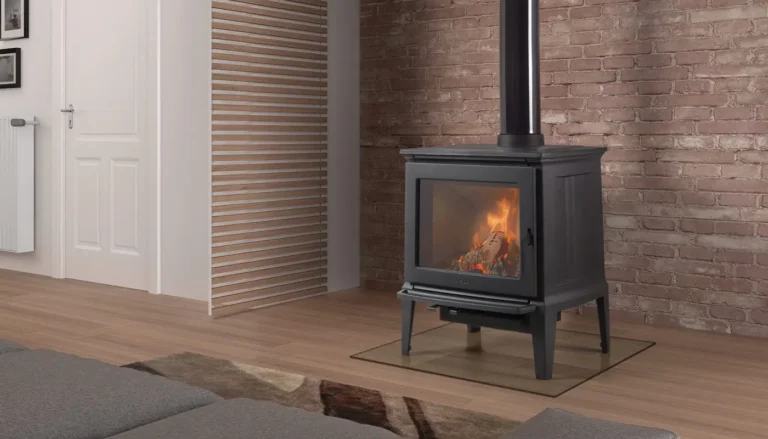 Stufa contemporanea a legna HERGOM modello E-30 S