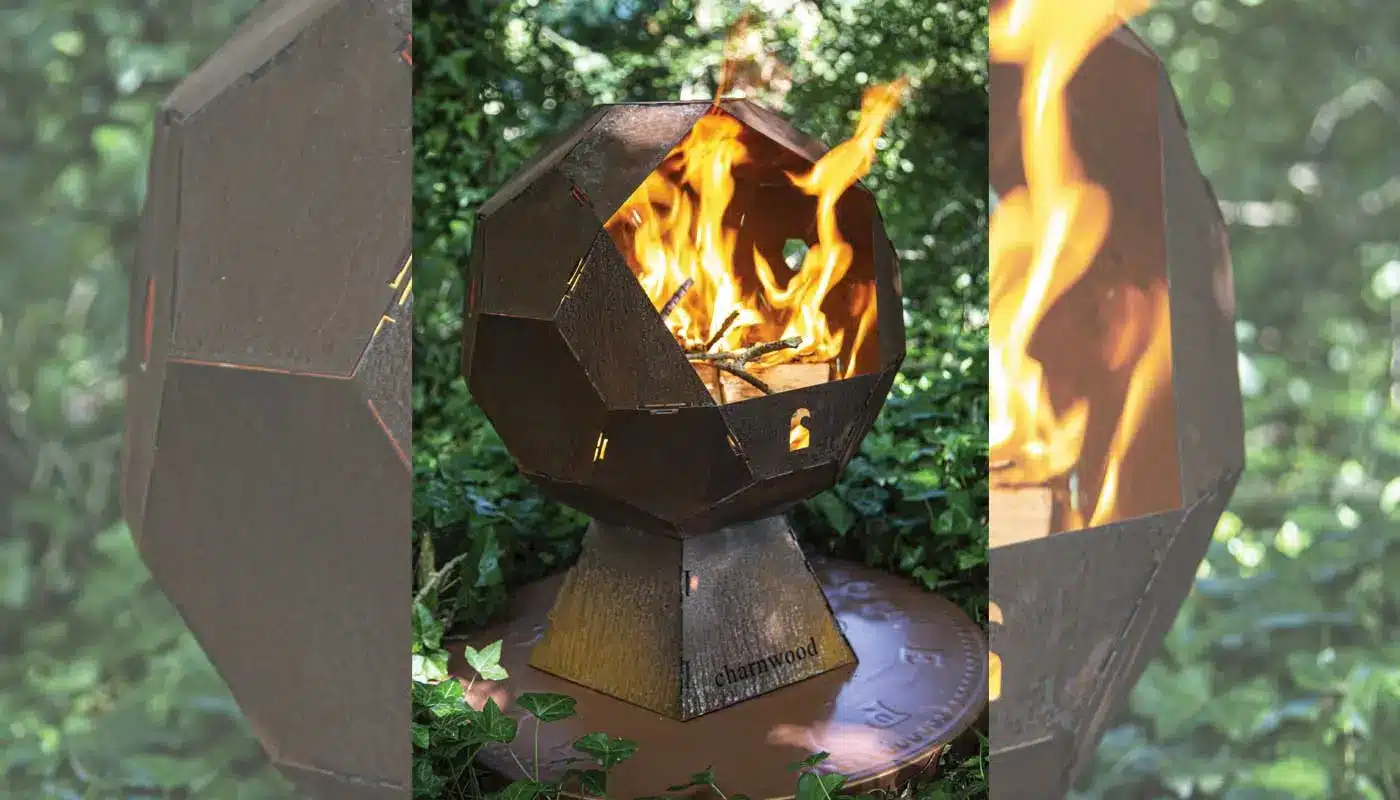 Braciere decorativo da esterno CHARNWOOD modello FIREBALL