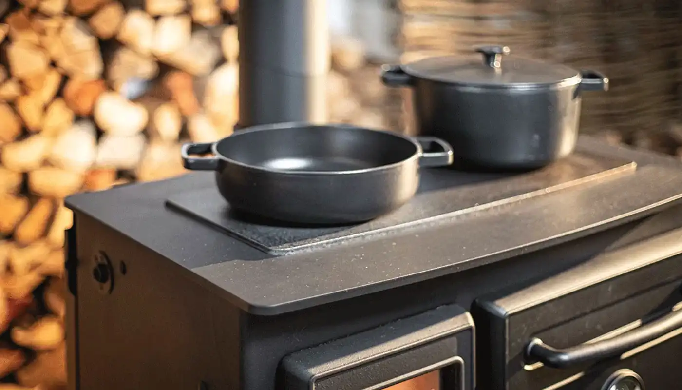 Stufa classica a legna con forno CHARNWOOD modello HAVEN 5 stelle 8kW - immagine 8