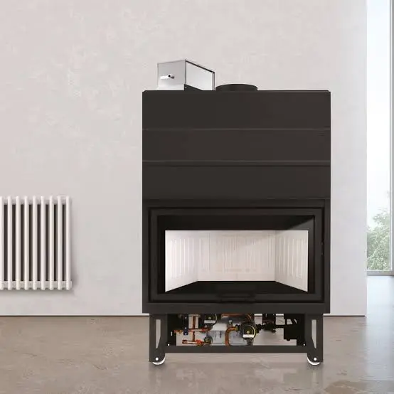 Termocamino a legna CLIMACALOR modello 100 IDROPLUS 34,5kW - immagine 2