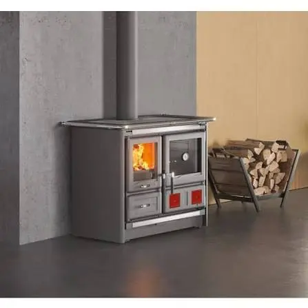 Cucina a legna e stufe VST NORDICA modello ROSA L VST.16 STEEL 9,5 kW