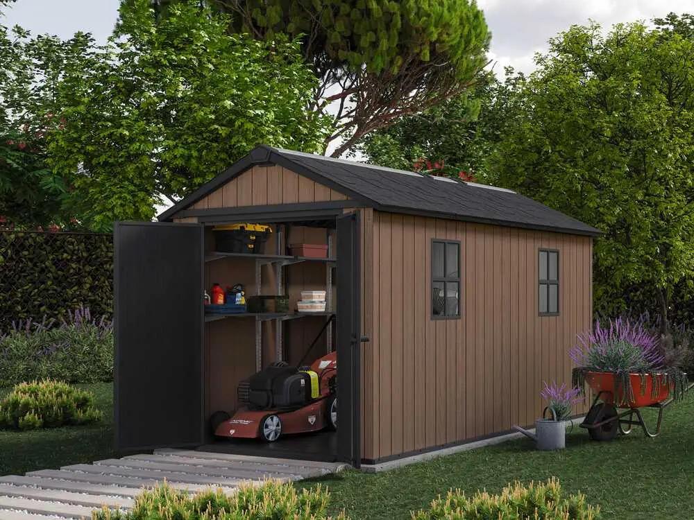 KETER NEWTON PLUS 7513/1375 - casetta da giardino - 413 X 230 X 246 H CM K262012 - immagine 13