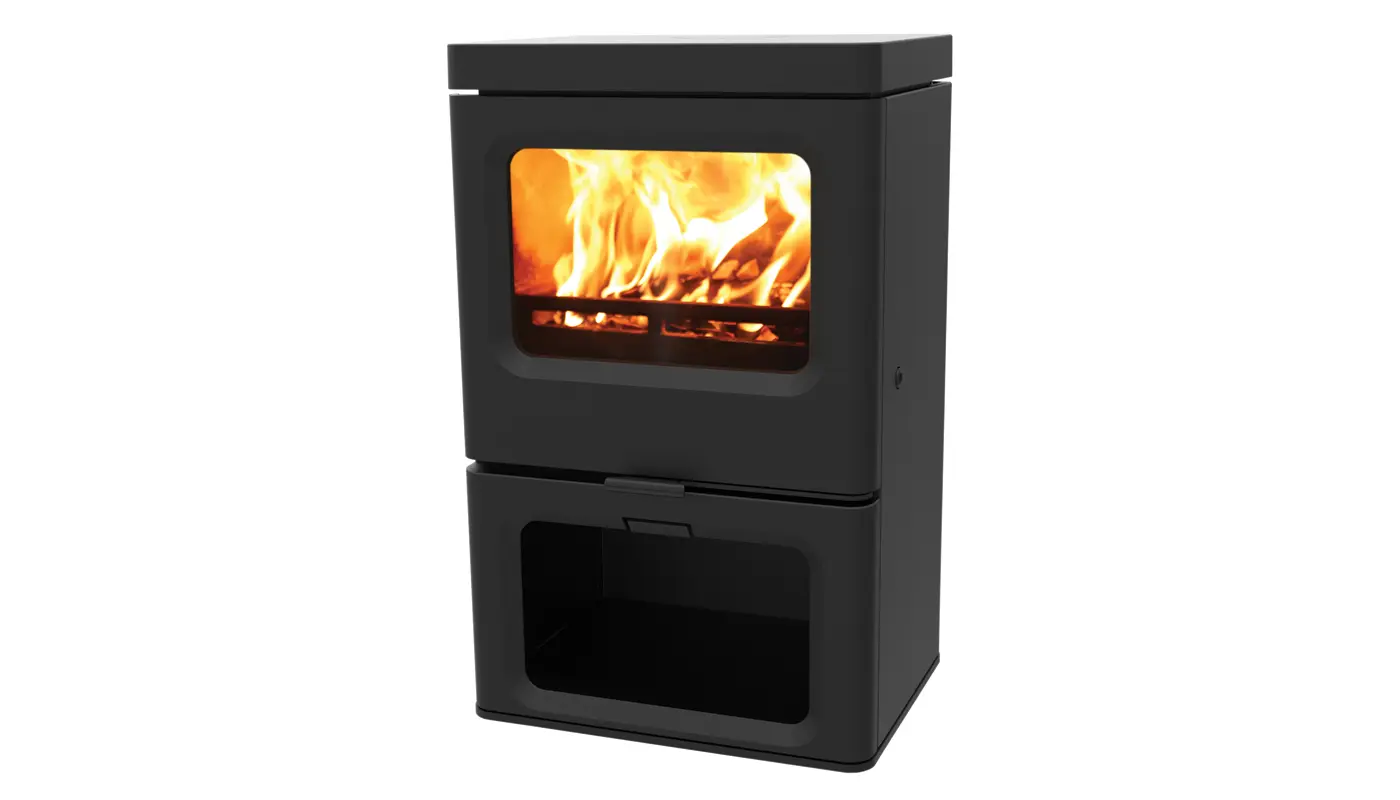 Stufa classica a legna CHARNWOOD modello Skye 5 8kW - immagine 5