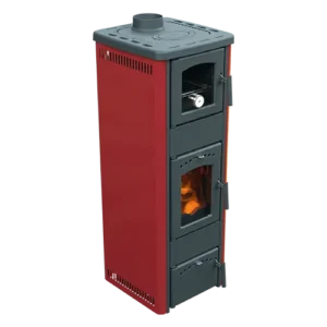 Stufa a legna VULCANIA modello TINA e TINA CON FORNO 6,6 kW