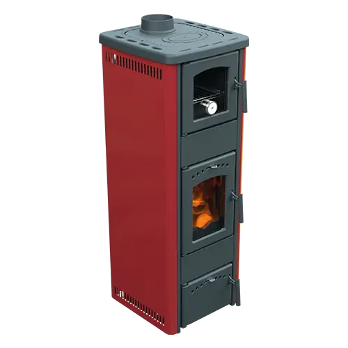 Stufa a legna VULCANIA modello TINA e TINA CON FORNO 6,6 kW